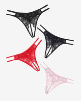 FLace Briefs with Cute Bow